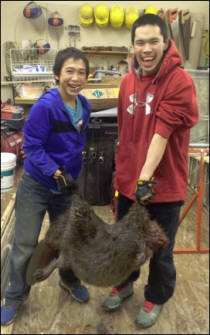 Young Alaska Beaver Trappers